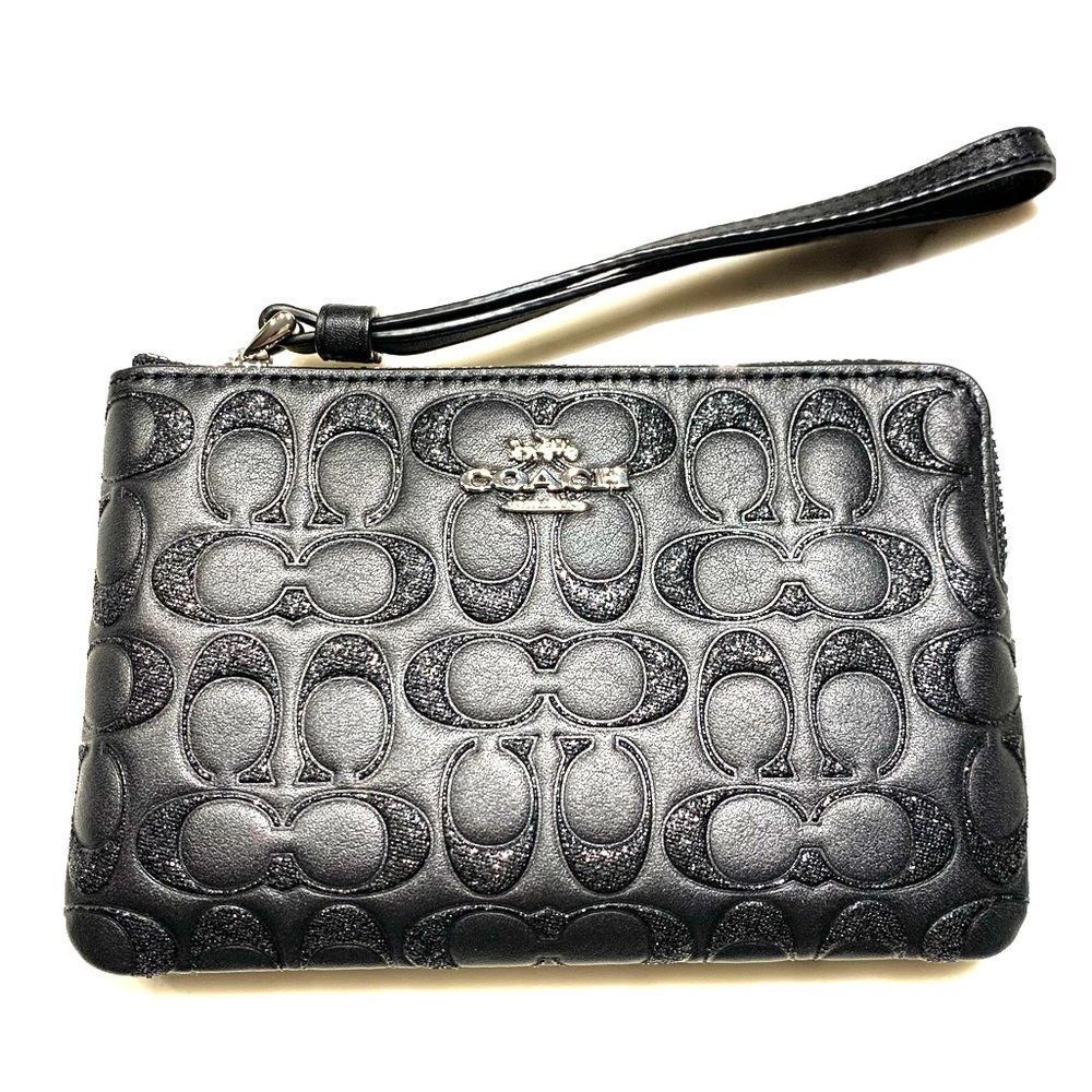 Black Coach Wristlet